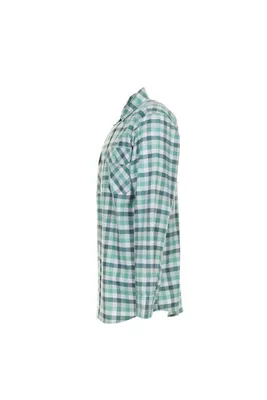 Produktbild von Planam Countryhemd langarm Gr. 43/44 grün kariert