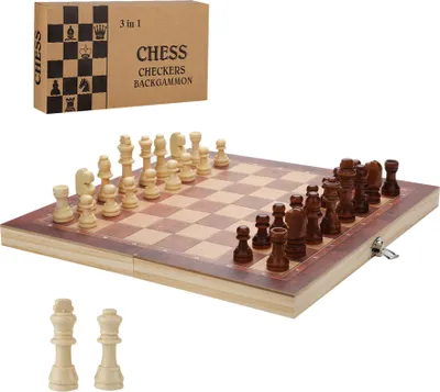 Obrázok produktu pre Jiubiaz Šachové stolové hry Skladacia doska DESIGN Krásny šach Backgammon 29x29CM