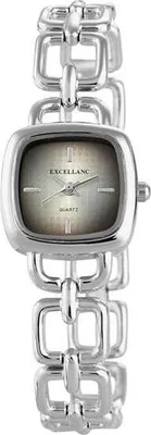 Produktbild von Damenuhr Edelstahlband silberfarben eckiges Ziffernblatt Analog Quartz