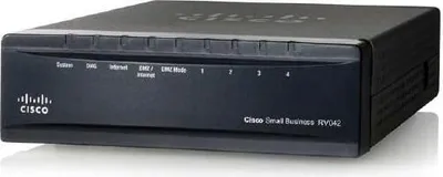 Produktbild von Cisco RV042, Ethernet-WAN, Schwarz