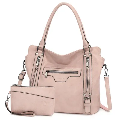 Produktbild von Handtasche Damen Shopper - Set Schultertasche Henkeltasche Umhängetasche Mit abnehmbarem Schultergurt für Büro Schule Einkauf