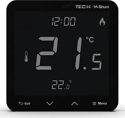 Obrázek produktu pro Wired room thermostat black R-S3