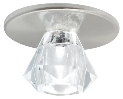 Produktbild von Paulmann LED Einbauleuchte Star Line Kristall Eisen gebürstet 0,36W Tageslichtweiß 6500K