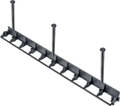 Obrázek produktu pro Obruba trávníku KADAX se 3 hřebíky "Raberg", plastová obruba záhonů s click systémem, černá, 58 mm, 1 kus