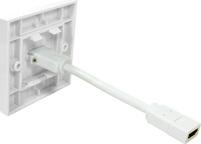 Produktbild von LogiLink Anschlussdose 1 x HDMI geschirmt weiß