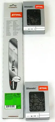 Produktbild von STIHL Führungsschiene Rollomatic E 40cm / 16" - 0.325" - 1,6 mm 30050004713 + 2x Sägekette 36390000062