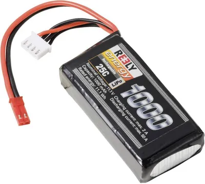Obrázek produktu pro Reely Modellbau-Akkupack LiPo 11.1 V 1000 mAh Zellen-Zahl 3 25 C Softcase