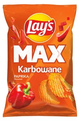 Zdjęcie produktu dla Lay's Max Karbowane paprika 120g