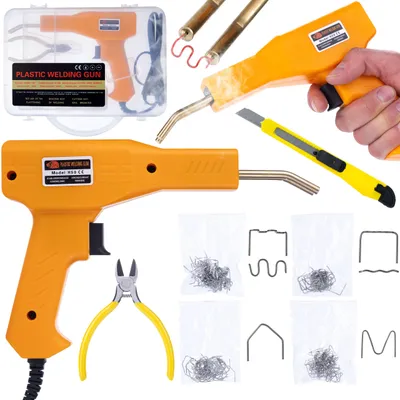 Immagine prodotto di Rosfix Graffatrice per Plastica – Strumento Universale per la Saldatura della Plastica | 230 V, 50 W, 750 °C