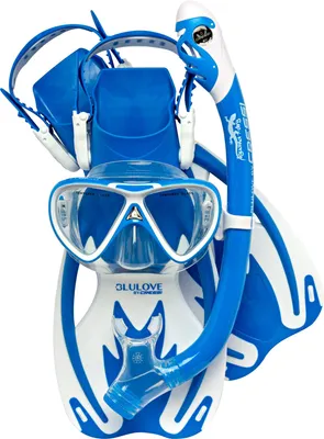Produktbild von Cressi Rocks PRO Dry Set - Blue/White [S/M]