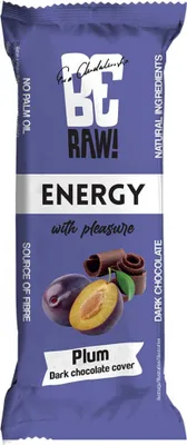 Zdjęcie produktu dla Beraw! Baton Energy Plum Chocolate 40 G