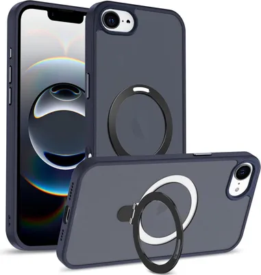 Obrázek produktu pro Hybridní pouzdro pro iPhone 17e / iPhone 16e Pouzdro Magnetický kroužek pro MagSafe Ochranné pouzdro