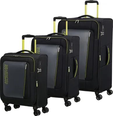 Produktbild von American Tourister Aktivus 4 Rollen Kofferset 3-teilig mit Dehnfalte