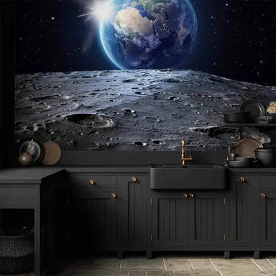 Produktbild von Vlies Fototapete - View of the Blue Planet 250x175 cm Landschaften f-A-0274-a-a