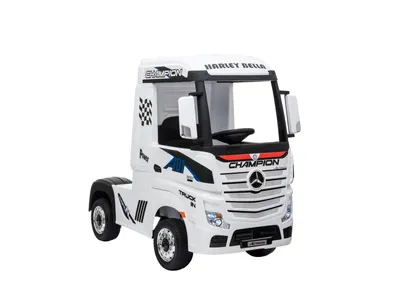 Produktbild von Mercedes-Benz Actros weiß 12V 2.4 GHz Kinderfahrzeug LKW EVA Leder