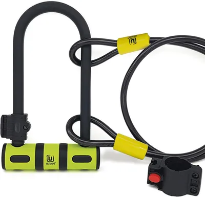 Produktbild von Bogensperre 13 mm – mit Stahlkabel (120 cm) und Halterung