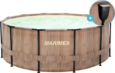 Obrázek produktu pro MARIMEX Florida Bazén 366 X 122 M Se Zabudovaným Skimmerem Teak 10340286