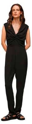 Immagine prodotto di Tuta intera da donna Pepe Jeans, modello Piper, colore nero, taglia S