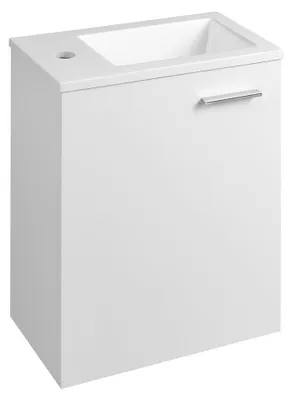Produktbild von Aqualine ZOJA Unterschrank mit Waschbecken 40x22 cm, weiß