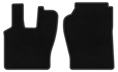 Immagine prodotto di Tappetini anteriori in moquette agugliata per Scania Seria P. dal 2004 (commerciale) – 2 pezzi, neri, su misura – Wielganizator BASIC