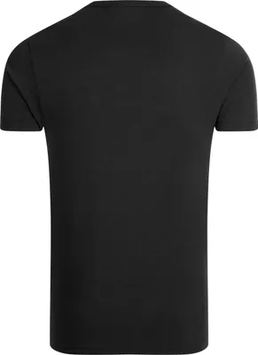 Image de Emporio Armani Hommes T-shirts manches courtes ras du cou en coton stretch 111267-CC715 Lot de 2,L, 07320 Noir