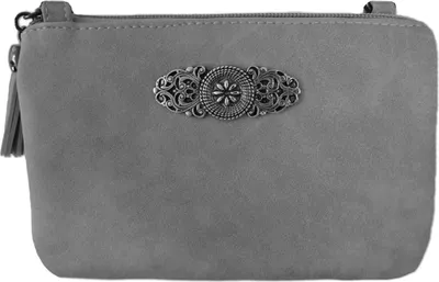 Produktbild von Trachten Handtasche "Sofia" - Dirndl Umhängetasche | Dunkelgrau