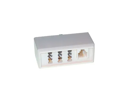 Produktbild von Telefon-Adapter  F Stecker / 1 X N Buchse + 2 X F Buchse, Good Connections®
