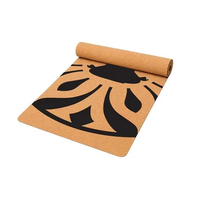 Produktbild von Korkmatte 61x183 cm mit Aufdruck SOUL MANDALA für Yoga, Fitness und Pilates