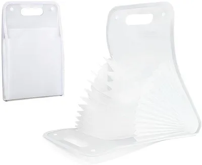 Image de Porte-documents imperméable A4, 36 x 24 cm, 13 compartiments, blanc