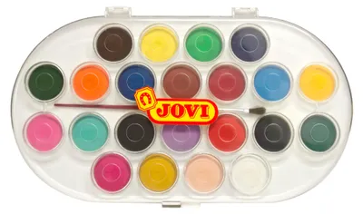 Image de JOVI aquarelles 22 pcs + pinceau