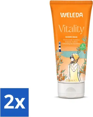 Image de WELEDA - Crème de douche à l'Argousier - 200 ml - Pack avantage - 2 pièces