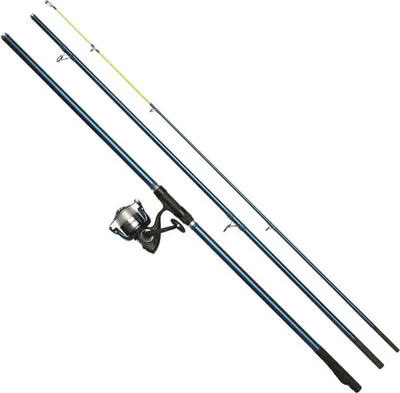 Produktbild von Prodigy CL 14'/420cm 5XH 80-200g 3-teilig Brandungscombo Brandungs-Angelset Rolle 7000 FD 1BB Brandungsrute Meeresrute