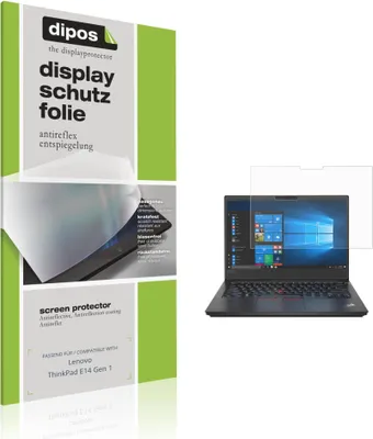 Immagine prodotto di 2x Pellicola Protettiva per Lenovo ThinkPad E14 Gen 1 Protezione Schermo Antiriflesso dipos