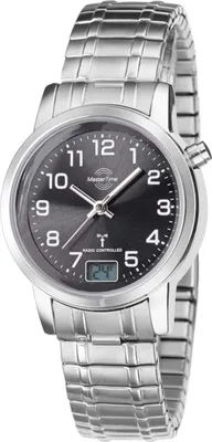 Master Time MTLA-10309-22M Damen-Funkuhr mit Zugband 1