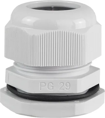 Produktbild von PG 29 Kabelverschraubung mit Gegenmutter 18-25 mm IP68 grau