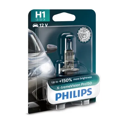 Obrázok produktu pre Philips H1 12V 55W P14,5s X-tremeVision Pro150 1St. blister