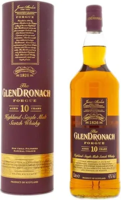 Produktbild von GlenDronach 10 Years Forgue + Box 1000ml 43% Vol.