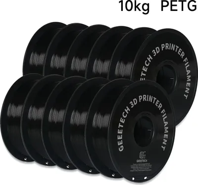Obrázok produktu pre Filament do 3D tlačiarne – PETG 1,75 mm – dĺžka 343 m – pre FDM tlačiarne – vákuovo balené – čierna
