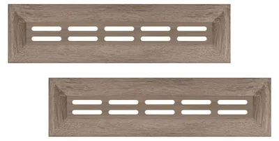 Zdjęcie produktu dla Obudowy grzejników HEXIM wykonane z płyty HDF i MDF - różne rozmiary: 90/120/150 cm. Osłona grzejnika