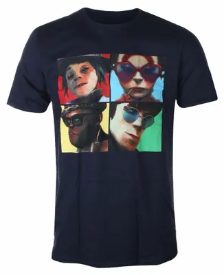 Obrázok produktu pre Gorillaz - Tričko "Humanz" pre mužov/dámy Uni RO4008 (M) (Navy Blue)