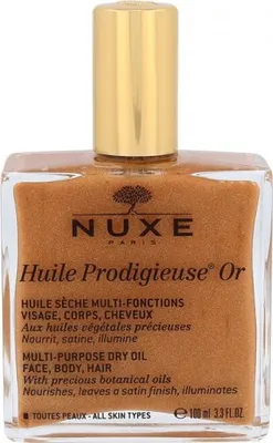 Obrázok produktu pre NUXE Huile Prodigieuse Or, Olej, Svietiace, Výživný, Zmäkčovadlo, Univerzálna pleť, 100 ml, Fľaša