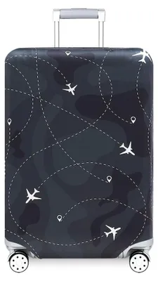 Imagen del producto de Funda elástica para maleta con ruedas, de 56 a 71 cm, protección para equipaje de viaje