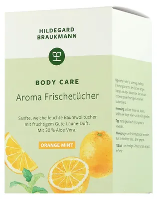 Produktbild von Hildegard Braukmann Body Care Frischetücher Orange Mint (10 Stück)