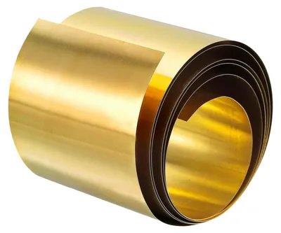 Messingplatte 1000x60x0,2 mm, dünne Metallplatte