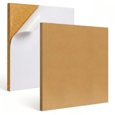 Produktbild von Set mit 2 selbstklebenden Korkplatten zur Wanddekoration