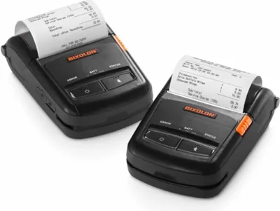 Image de SPP-R210 - Imprimante mobile thermique directe à reçu, 58mm, USB + RS232 + Bluetooth (iOS), noir