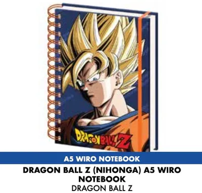 Zdjęcie produktu dla Dragon Ball Z – Notatnik A5 ze spiralną oprawą, motyw Nihonga