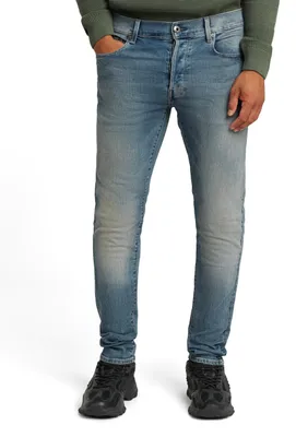 Produktbild von G-STAR Herren 3301 Slim Jeans, Blau (Faded Blue Topaz 51001-D875-G352), 27W / 30