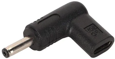 Obrázek produktu pro USB-C-DC adaptér 40 x 135 mm, 100 W PD, samice-samec, 185–20 V, pro notebooky a routery