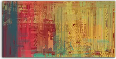 Produktbild von Coloray Spritzschutz aus Glas 100x50  Wandkunst Küchenrückwand Ausdrucksstarke abstrakte Malerei